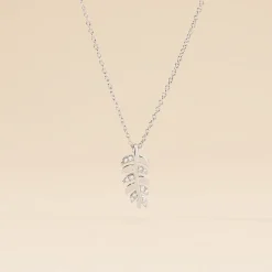 Histoire d'Or Collier Argent Blanc Jade Oxydes De Zirconium