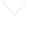 Collier Argent Blanc  Lakia-Histoire d'Or Clearance
