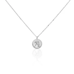 Histoire d'Or Collier Argent Blanc Lew