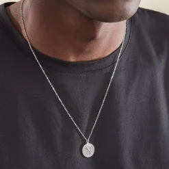 Histoire d'Or Collier Argent Blanc Lew