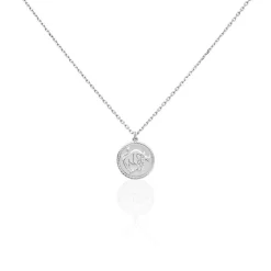 Histoire d'Or Collier Argent Blanc Lew