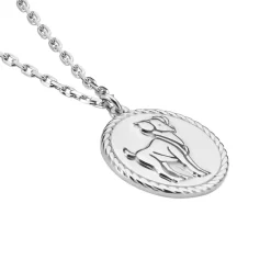 Histoire d'Or Collier Argent Blanc Lew