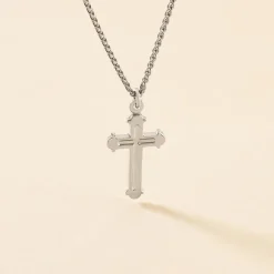 Histoire d'Or Collier Argent Blanc Nicolaos