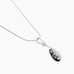 Collier Argent Blanc Odilon Ambre-Histoire d'Or Best