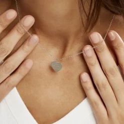 Histoire d'Or Collier Argent Blanc Patie