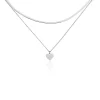 Histoire d'Or Collier Argent Blanc Sapphira