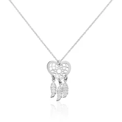 Collier Argent Blanc Sebastina-Histoire d'Or New