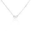 Histoire d'Or Collier Argent Blanc Sent