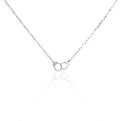Histoire d'Or Collier Argent Blanc Sent