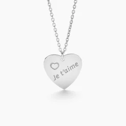 Collier Argent Blanc Sharla-Histoire d'Or Clearance