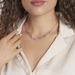 Collier Argent Blanc Stan-Histoire d'Or Discount