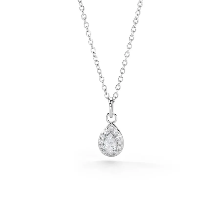 Histoire d'Or Collier Argent Blanc Tania Oxydes De Zirconium