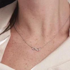 Histoire d'Or Collier Argent Blanc Teoxane