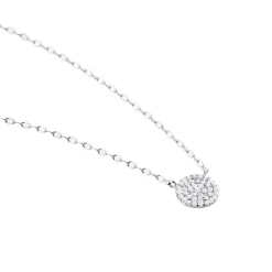 Histoire d'Or Collier Argent Blanc Turin Oxydes De Zirconium