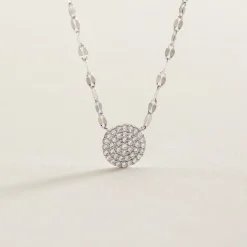 Histoire d'Or Collier Argent Blanc Turin Oxydes De Zirconium