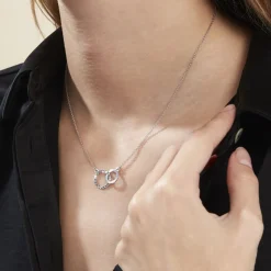 Histoire d'Or Collier Argent Blanc Ula