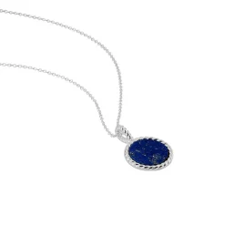 Histoire d'Or Collier Argent Blanc Zea Lapis Lazulis