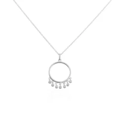 Histoire d'Or Collier Argent Charon Oxyde