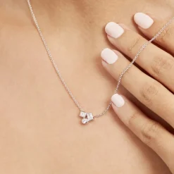 Histoire d'Or Collier Argent Duredle Oxydes De Zirconium