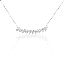 Histoire d'Or Collier Argent Eugenien Oxydes De Zirconium