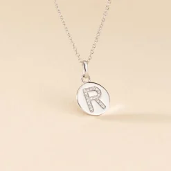 Collier Argent Eugenien Oxydes De Zirconium-Histoire d'Or New