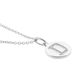 Collier Argent Eugenien Oxydes De Zirconium-Histoire d'Or