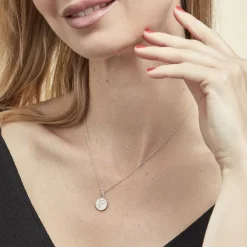 Histoire d'Or Collier Argent Eugenien Oxydes De Zirconium