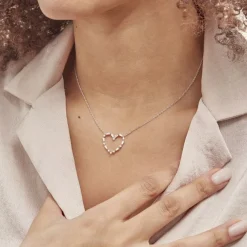 Histoire d'Or Collier Argent Gaucher Oxydes De Zirconium