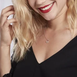 Histoire d'Or Collier Argent Giustino Oxydes De Zirconium