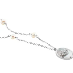 Histoire d'Or Collier Argent Glad Perles De Culture Nacre Oxydes De Zirconium