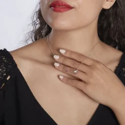 Histoire d'Or Collier Argent Gurvana Oxydes De Zirconium