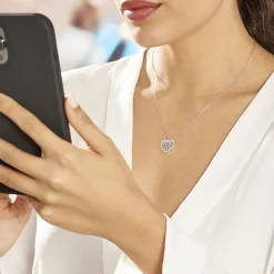 Histoire d'Or Collier Argent Helenius Oxydes De Zirconium