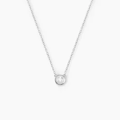 Collier Argent Laureano Oxydes De Zirconium-Histoire d'Or Clearance