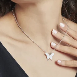 Histoire d'Or Collier Argent Lauree