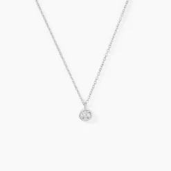 Histoire d'Or Collier Argent Laureto Oxydes De Zirconium
