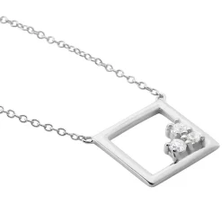 Histoire d'Or Collier Argent Mettild Oxydes De Zirconium