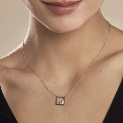 Histoire d'Or Collier Argent Mettild Oxydes De Zirconium