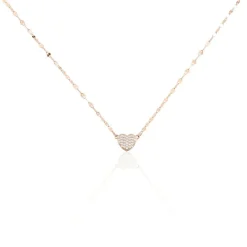 Histoire d'Or Collier Argent Rose Varinia Oxydes De Zirconium