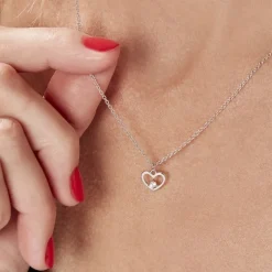 Collier Argent Sabino Oxydes De Zirconium-Histoire d'Or Sale