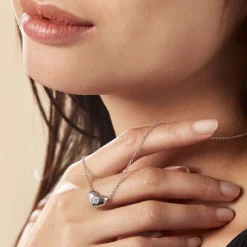 Collier Argent Santiago Oxydes De Zirconium-Histoire d'Or New