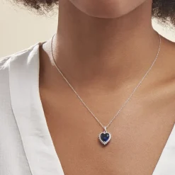 Histoire d'Or Collier Argent Sphinx Pierre