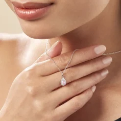 Collier Argent Tania Oxydes De Zirconium-Histoire d'Or Clearance