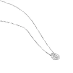 Histoire d'Or Collier Argent Tricoria Oxydes De Zirconium