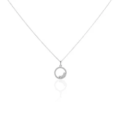 Histoire d'Or Collier Argent Ursine Oxydes De Zirconium