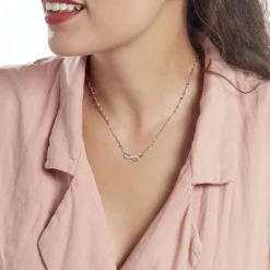 Histoire d'Or Collier Argent Wendel Oxydes De Zirconium