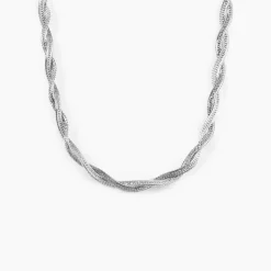 Histoire d'Or Collier Arkady Argent Blanc