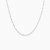 Histoire d'Or Collier Arletty Argent Blanc