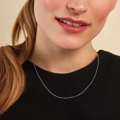 Histoire d'Or Collier Arletty Argent Blanc