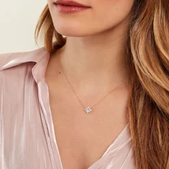 Collier Astrithr Or Jaune Topaze Oxyde De Zirconium-Histoire d'Or Online