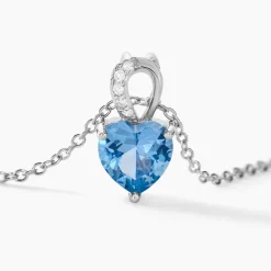 Histoire d'Or Collier Atieno Argent Blanc Oxyde De Zirconium